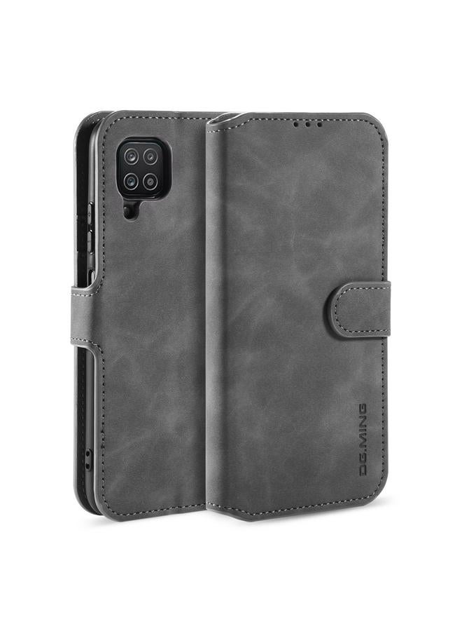 The Bros Case For Samsung Galaxy A22 4G Retro Oil Side Horizontal Flip Leather Case with Holder & Card Slots & Wallet