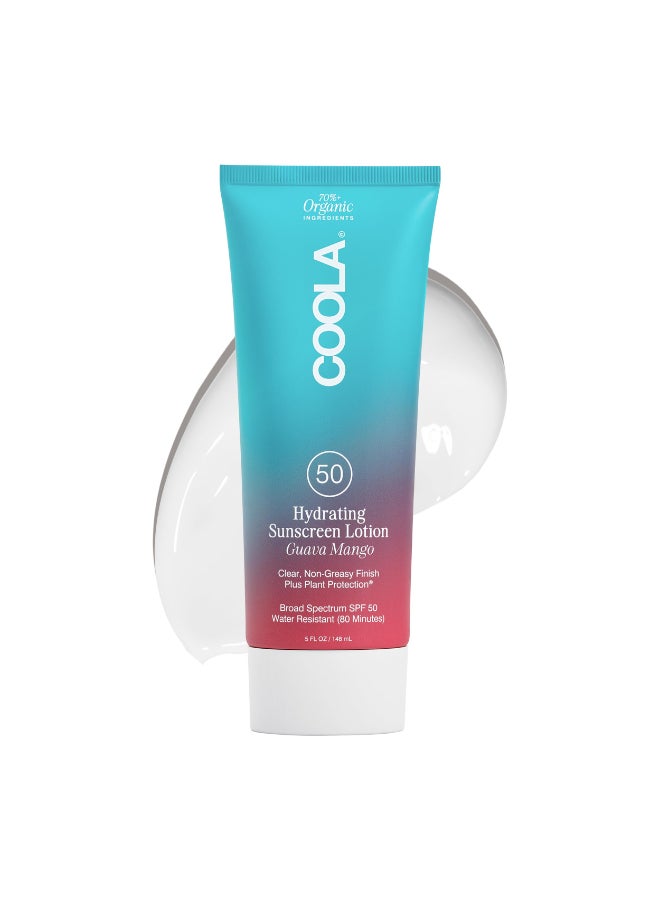 COOLA Organic Sunscreen SPF 50 Sunblock Body Lotion Dermatologist Tested Skin Care for Daily Protection Vegan and Gluten Free Guava Mango 5 Fl Oz - Image 3