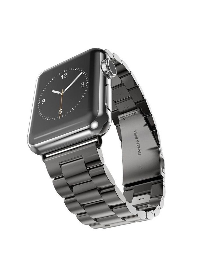 Metal Bands Compatible with Apple Watch Band 41mm, Stainless Steel Magnetic Absorption Strap, Wristband for iWatch Band for Apple Watch Series 7/ - Image 1