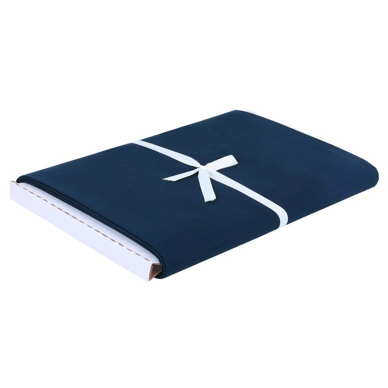 Craftido-19 Options-100% Cotton Fabric by The Yard in Solid Color 44â€Wide by 3yd (9 ft) -Medium Weight 5.2 oz-Soft Cotton for Quilting, Sewing, Crafts, Binding, Backing and Lining - Navy - Image 2