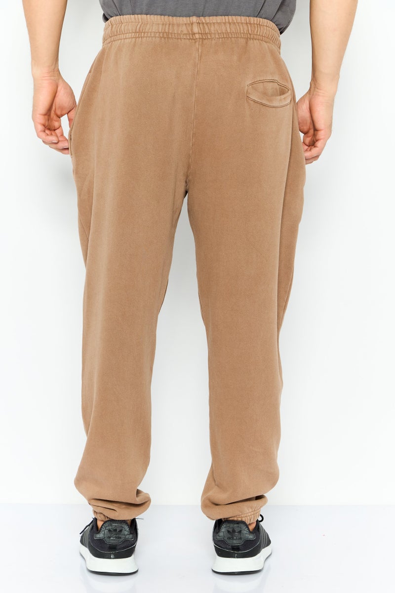 Crooks & Castles Men Regular Fit Brand Logo Sweatpants, Brown  - Image 4