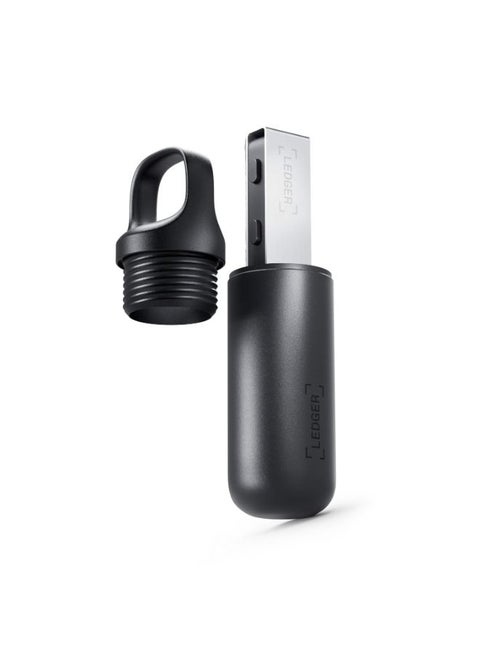Ledger Nano S Plus Pod | Secure & Protective Storage for Ledger Nano S Plus Hardware Wallet, Portable and Lightweight | Aluminum Finish