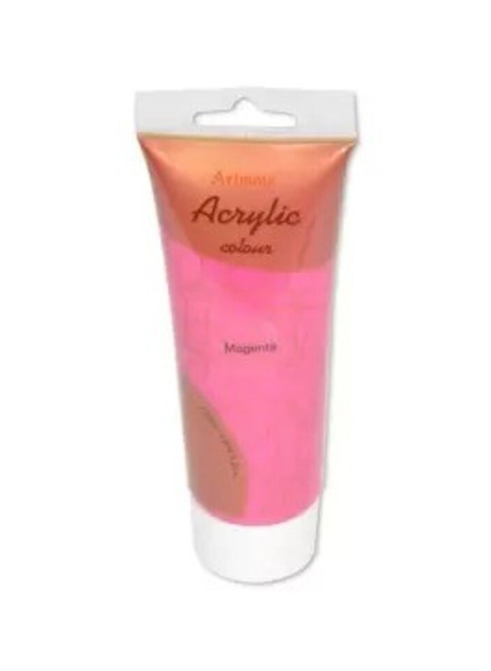 Artmate Acrylic Color In Tube, Magenta Colour - JIPBA191205