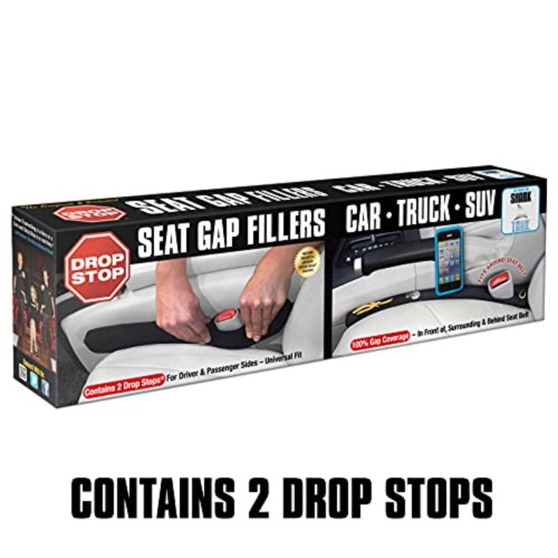 - The Original Patented Car Seat Gap Filler AS SEEN ON Shark Tank - Set of 2 and Slide Free Pad and  Light - Image 2