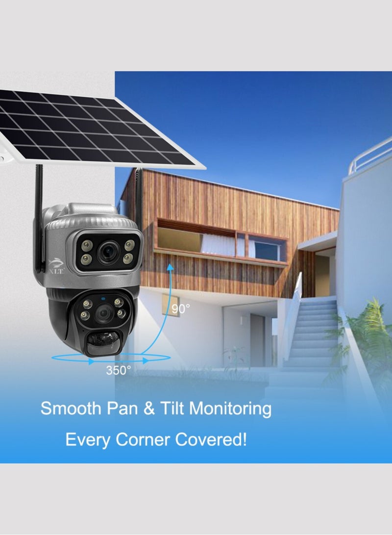 XLT WIFI Solar Camera PTZ 360°View Solar Powered Outdoor Security Camera. - Image 3