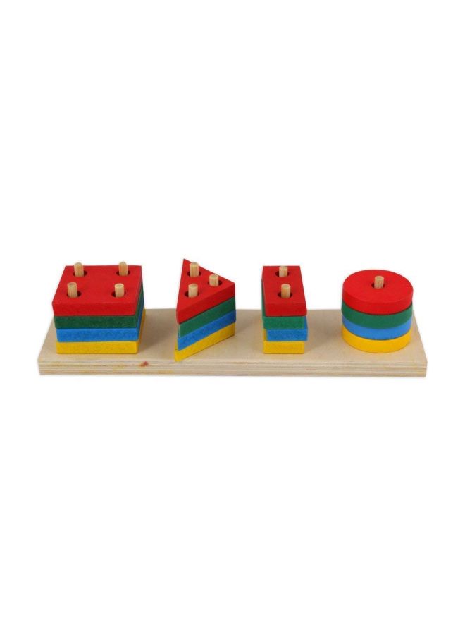 Geometric Shape Matching Wooden Toy  - Image 3