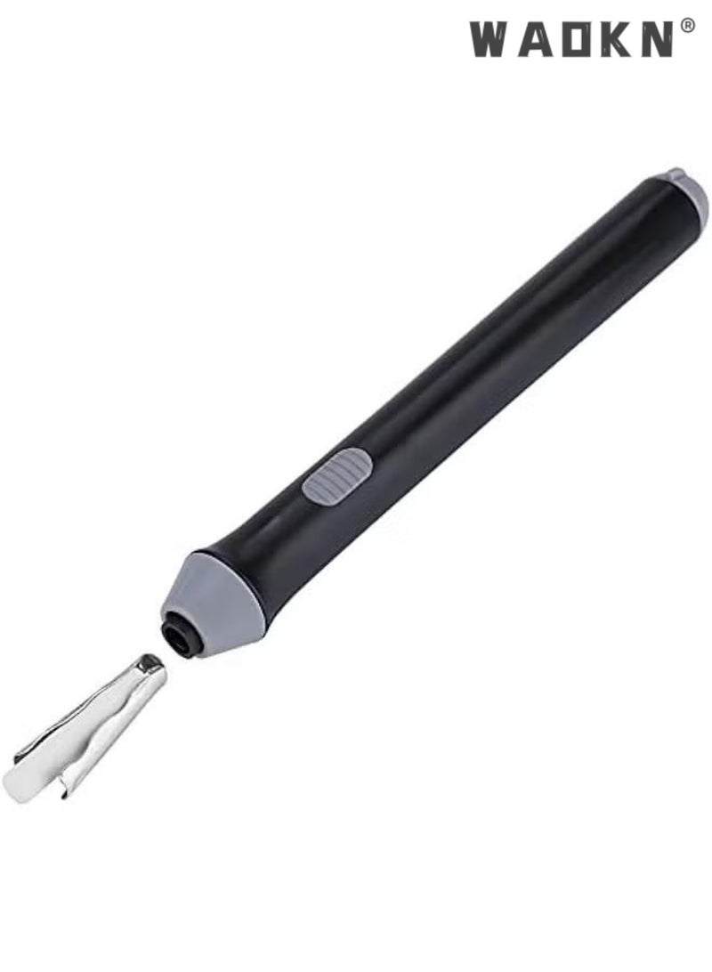 WAOKN Electric Automatic Pencil Eraser, Rechargeable Electric Eraser for Drawing, Artist Eraser Rechargeable for Drafting, Painting, Sketching, Detailer Tool(Black) - Image 1