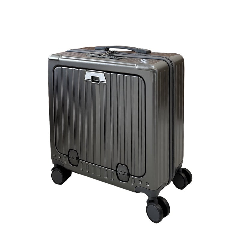حقيبة سفر أمامية مقاس 18 بوصة بعجلات دوارة مع قفل TSA - Image 2