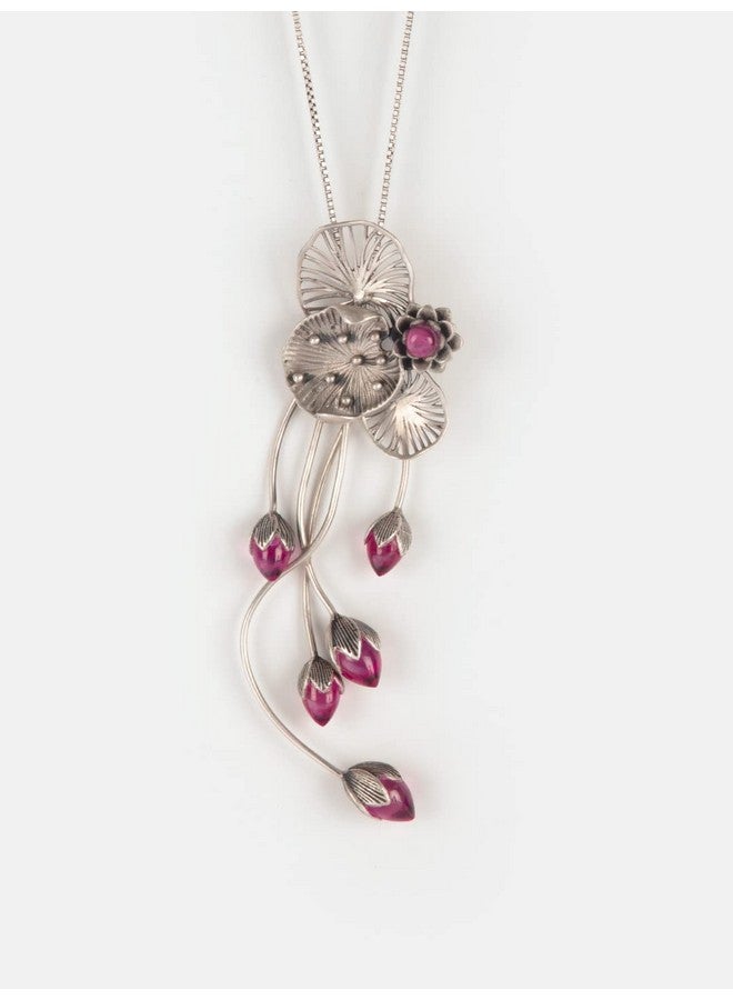 Shaya by CaratLane Oxidised Rise Above Failure Necklace in 925 Silver for Women - Image 5