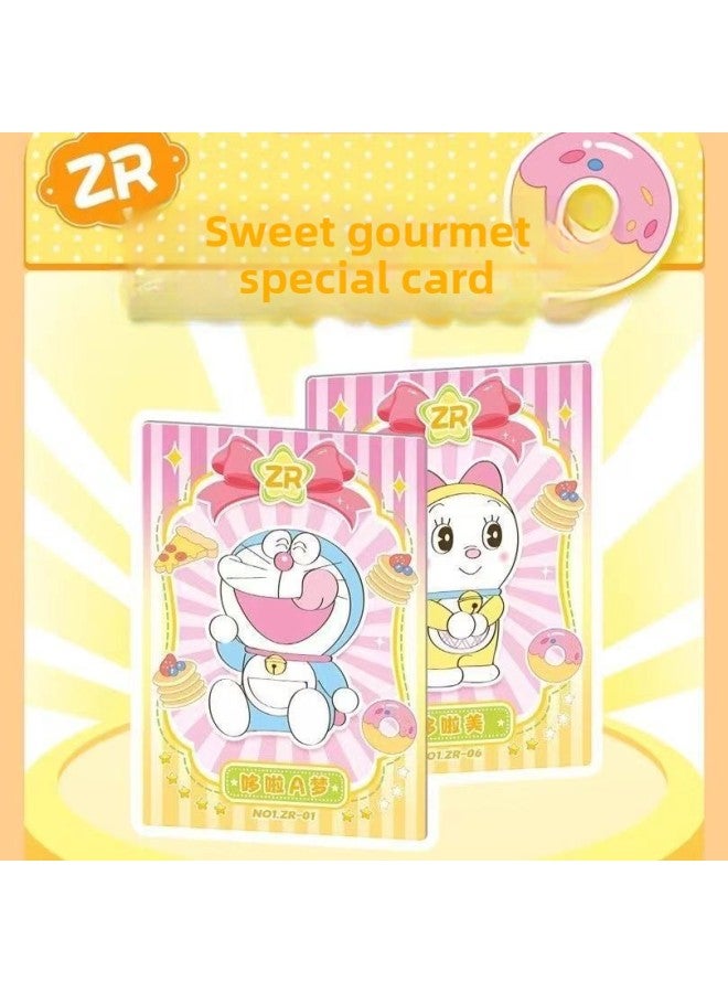 Card Move Doraemon Flash Card First Play Classic Edition Deluxe Edition Collection Card Bag Shizuka Nobita Ding Dang Cat-Color:Doraemon 1 Yuan Bag