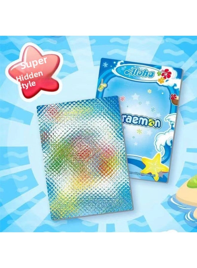 Card Move Doraemon Flash Card First Play Classic Edition Deluxe Edition Collection Card Bag Shizuka Nobita Ding Dang Cat-Color:Doraemon 1 Yuan Bag