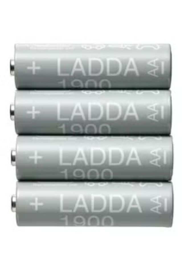 لادا بطارية قابلة للشحن AA 1900 مللي أمبير اربع قطع - Image 1