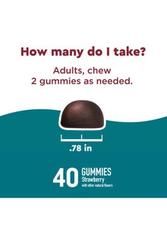 Nature Made Wellblends Stress Relief Gummies, L theanine 200mg to Help Reduce Stress, with GABA 100mg, Same Day Stress Support, 40 Strawberry Flavor Gummies  - Image 5
