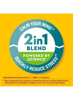 Nature Made Wellblends Stress Relief Gummies, L theanine 200mg to Help Reduce Stress, with GABA 100mg, Same Day Stress Support, 40 Strawberry Flavor Gummies  - Image 3