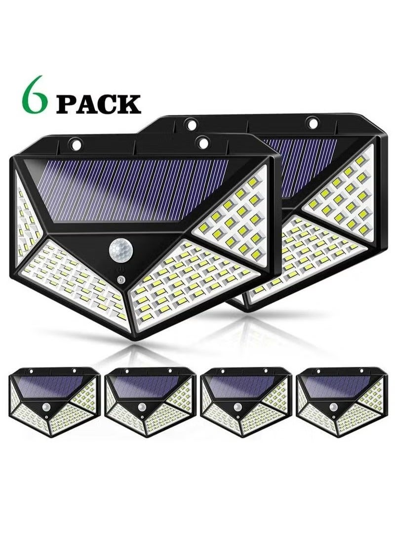 TIGER 6 Pack Solar Outdoor LED Lights with Light Reflector – Motion Sensor Security Lighting for Front Door, Yard, Garage, Patio, Garden – Waterproof, Energy-Efficient, Wireless, Easy to Install, for Driveway, Pathway, Deck, Fence, and Wall Mounting - Image 1