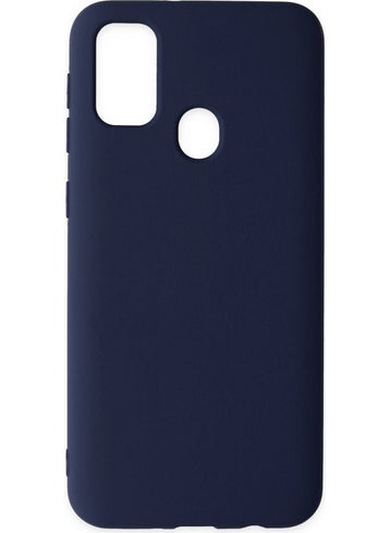 HappyCase Samsung Galaxy M30S Case Nano Velvet Silicone Inside - Navy Blue  - Image 1