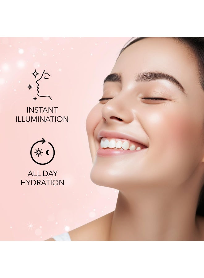 FACESCANADA Strobe Cream - Rose Gold, 30Ml | Primer + Highlighter + Moisturizer | Shea Butter & Hyaluronic Acid | Intense Hydration | Flawless Radiant Dewy Skin | Illuminating & Glowing Makeup Base - Image 3