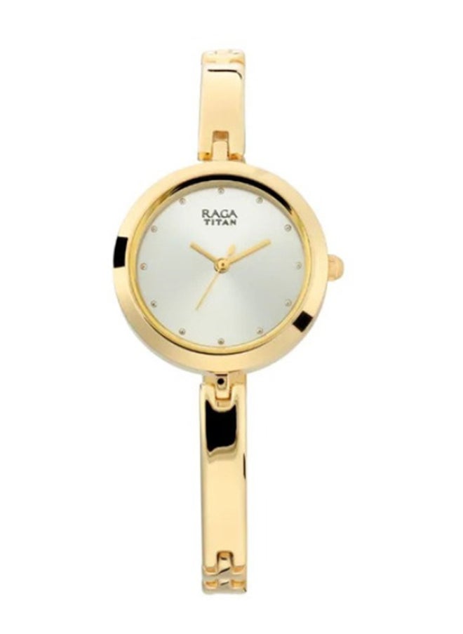 TITAN Raga Viva Silver Dial Metal Strap Watch  - Image 1