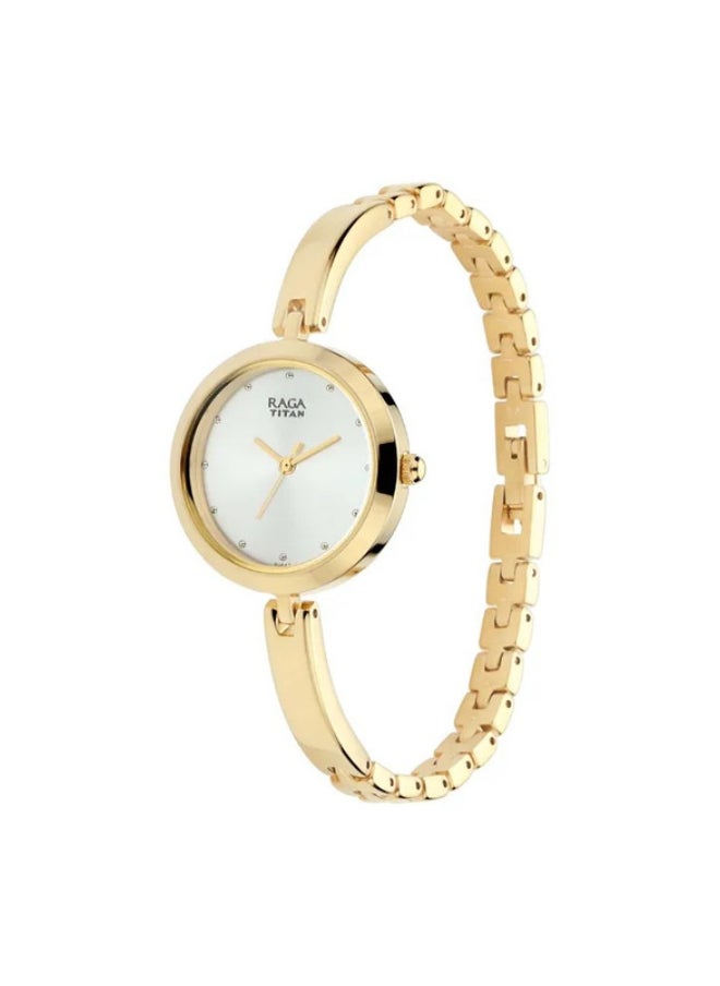 TITAN Raga Viva Silver Dial Metal Strap Watch  - Image 2