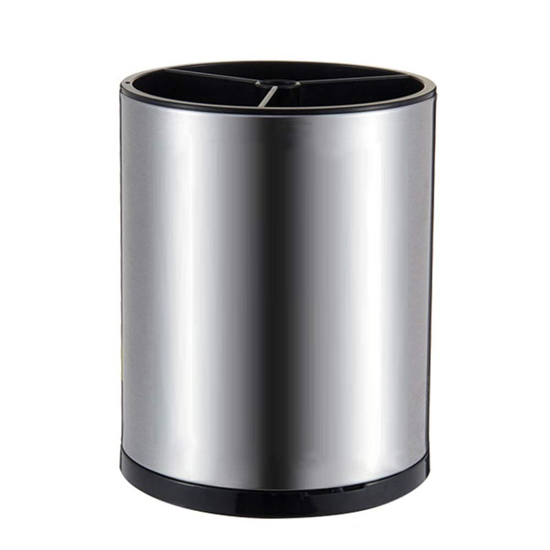 Wskc Stainless Steel Rotating Utensil Holder  6.2L X 6.2W X 8H - Image 1