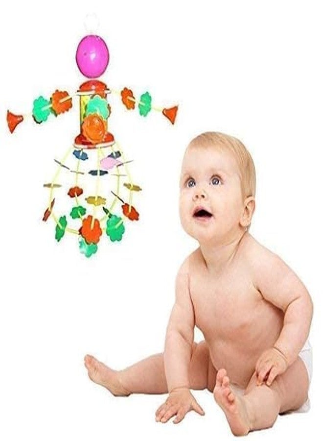 لعبة دوارة للأطفال حديثي الولادة من LastN Jhoomer مع صوت مهدئ للأطفال (متعددة الألوان) - Image 1