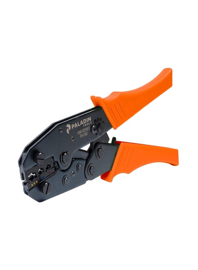 تمبو أداة ضغط احترافية PA1305 من Paladin Tools - ضغط أطراف وعُرى معزولة - أداة ضغط أسلاك مقاس 22-10 AWG - Image 1