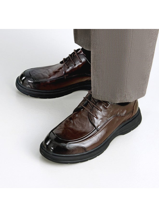 AOKANG Business Formal Leather Shoes Men's Shoes 2026 Spring New Office Commuting Genuine Leather Derby Shoes - Image 4
