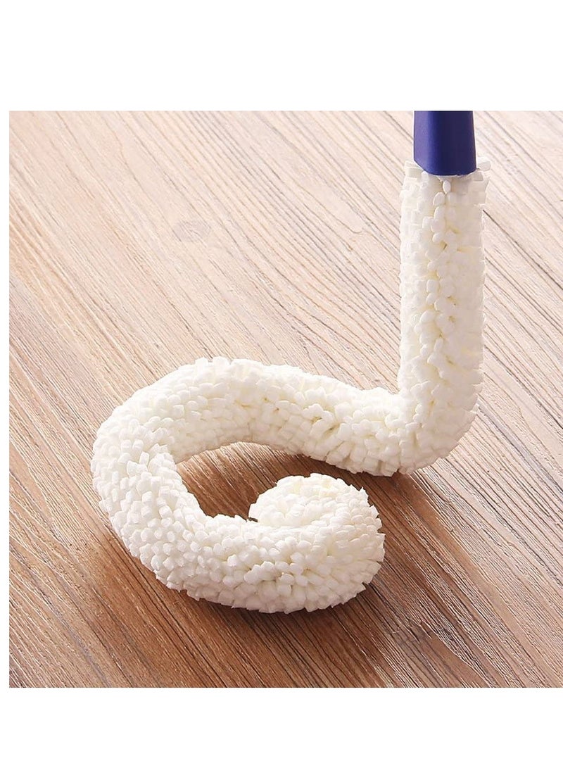 KASTWAVE Bottle Brush Cleaner, Bendable Long Water Bottles Cleaner Brushes with Long Handle, Flexible Bottle Washer Cup Scrubber & Round Bottle Scrub Brush Set, Bottle Cleaning Brush Set - Image 5