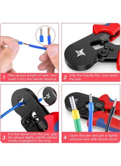 LUPINEZ LUPINEZ crimping tool POWER HSC8 64A 00810mm AWG287 Wire Stripper crimping tools electrical Crimping Plier Ratcheting Ferrule Crimper Tool Chakra Crimping Tool Ferrule Crimper Tool  - Image 3
