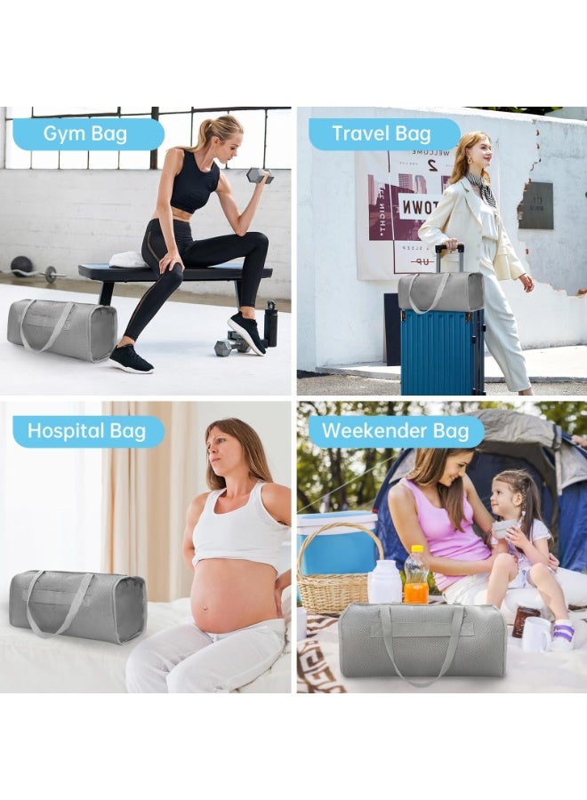 XiuWoo Toddler Airplane Bed Travel Bag 2 in 1, Portable Kids Plane Seat Extender, Baby Flight Essentials Footrest Flyaway Must Have for Infant, Carry On Duffel Bags for Women Gym Hospital Weekender - Image 5