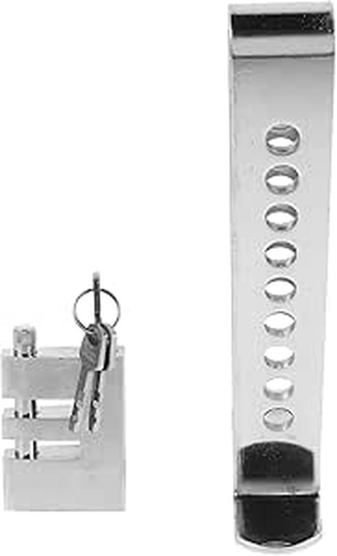 Steering Wheel Lock With U-Shaped Brake Pedal Secured Stainless Steel Anti Theft Device - Image 1