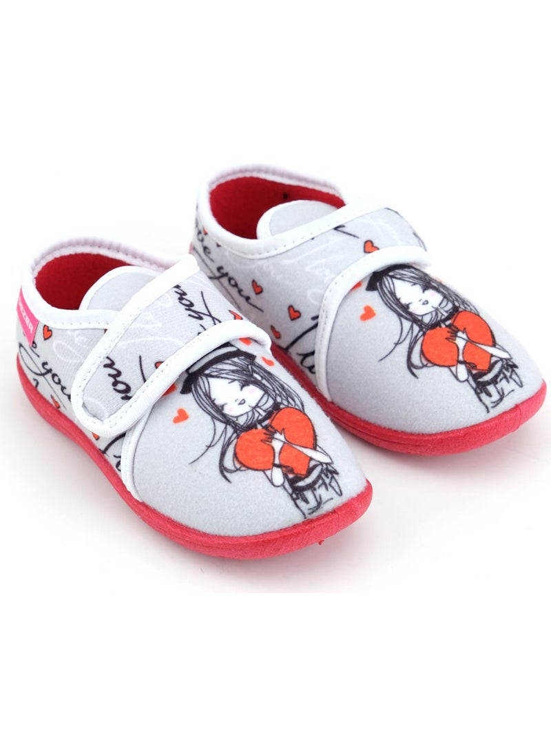 Gezer - Winter Girl Velcro Adjustable Comfortable Sole Slippers Home Nursery Shoes - Image 1