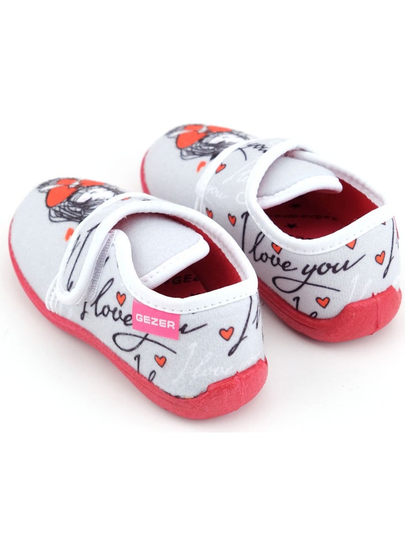 Gezer - Winter Girl Velcro Adjustable Comfortable Sole Slippers Home Nursery Shoes - Image 1