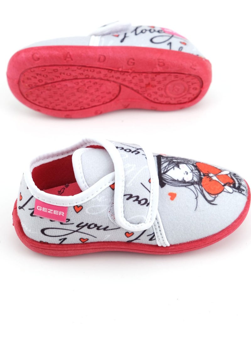 Gezer - Winter Girl Velcro Adjustable Comfortable Sole Slippers Home Nursery Shoes - Image 1