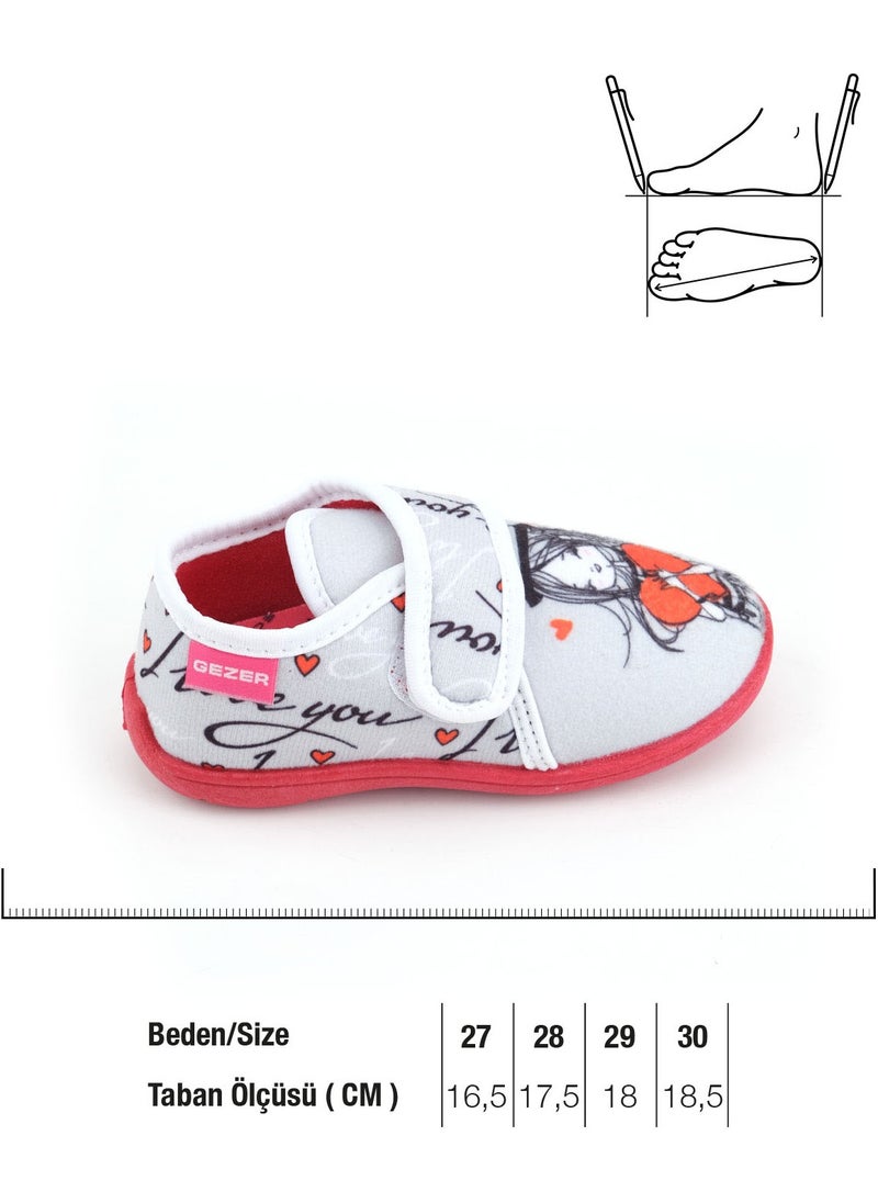 Gezer - Winter Girl Velcro Adjustable Comfortable Sole Slippers Home Nursery Shoes - Image 1