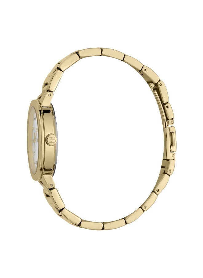 ESPRIT Watch for Women, Quartz Movement, Analog Display, Gold Stainless Steel Strap-ES1L246M0065 - Image 4