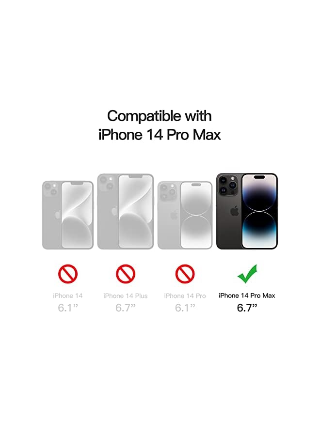 Jetech Silicone Case For Iphone 14 Pro Max 6.7-Inch, Silky-Soft Touch Full-Body Protective Phone Case, Shockproof Cover With Microfiber Lining (Black) - Image 2