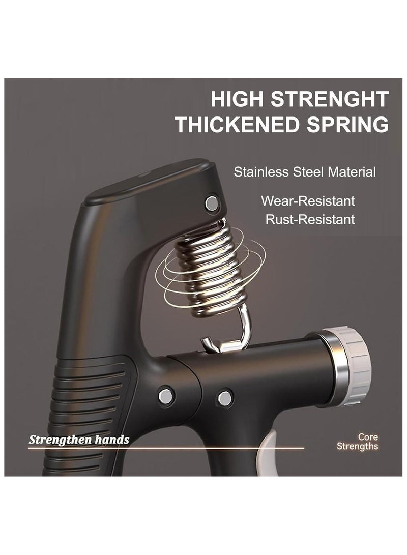 Concretization Grip Strength Trainer,Hand Grip Exerciser Strengthener with Digital Counter,Forearm Strengthener, Hand Strengthening Devices for Muscle Building and Injury Recovery - Image 4
