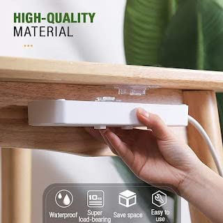Self Adhesive Waterproof Magic Male Female Wall Sticker Hook Clothing Hanging Towel Hanger for Kitchen Bathroom Utensil Hook Holder Wall Hooks Transparent 5 Pair - Image 2