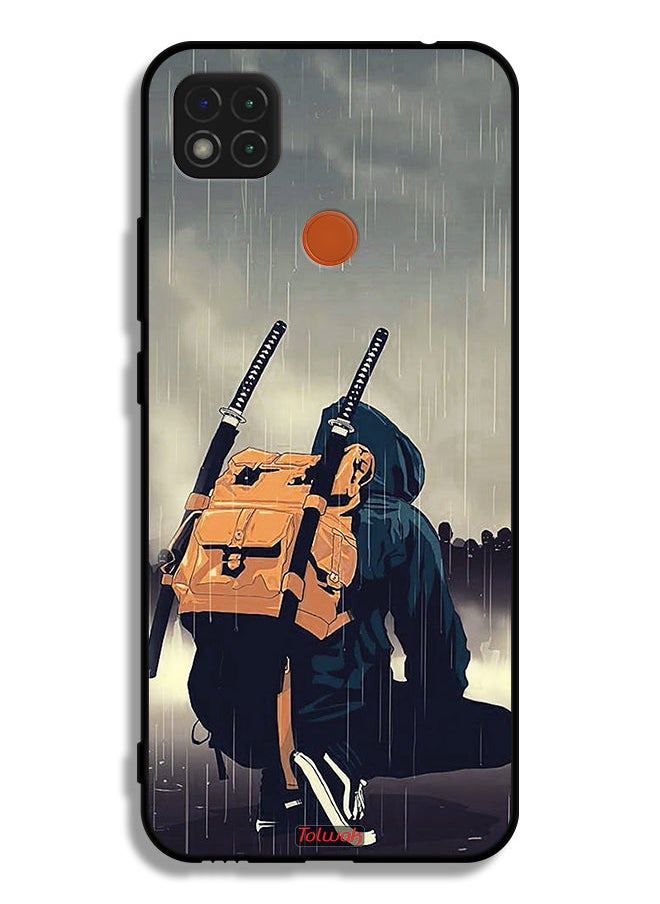 Tolwak Xiaomi Redmi 9C Protective Case Cover Sword Samurai Digital Art  - Image 2