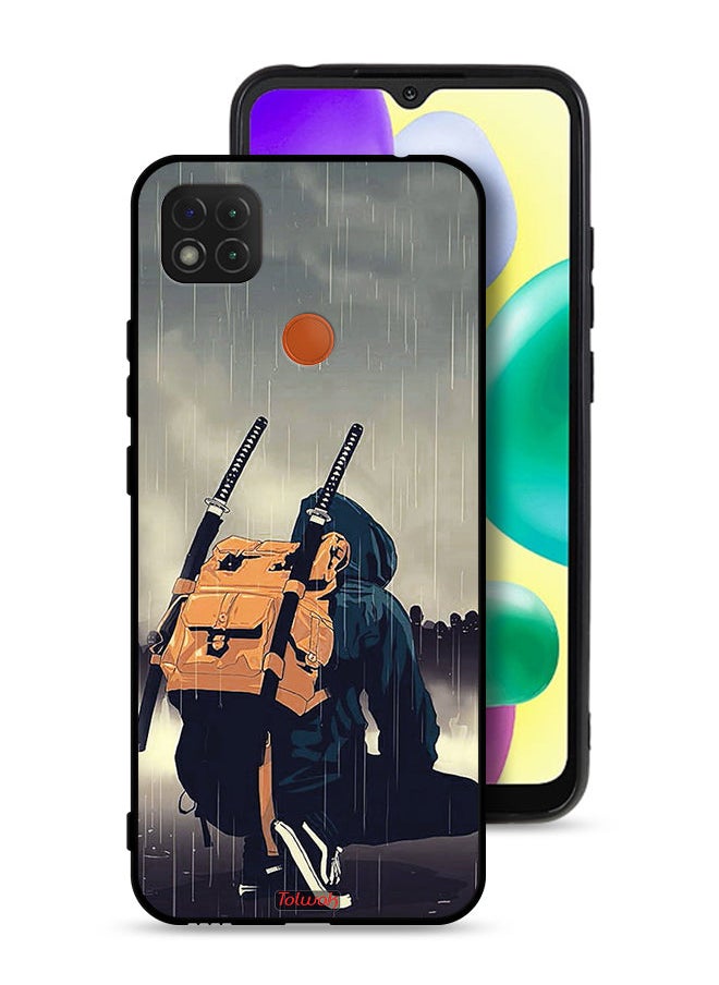 Tolwak Xiaomi Redmi 9C Protective Case Cover Sword Samurai Digital Art  - Image 1