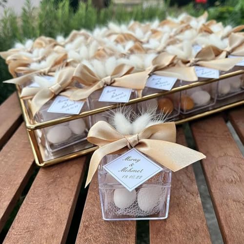 HLOMVE Solid Color Gold Satin Ribbon, 1-1/2 Inches x 25 Yards Fabric Satin Ribbon for Gift Wrapping, Crafts, Hair Bows Making, Wreath, Wedding Party Decoration and Other Sewing Projects - Image 4