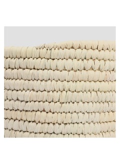 Bazaar Misr Storage wicker basket with macrame handles  - Image 4