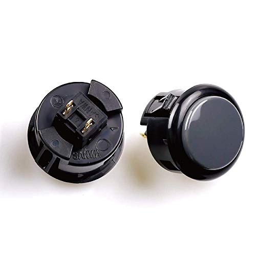 Sanwa 8 pcs OBSF-30 Original Push Button 30mm - for Arcade Jamma Video Game & Arcade Joystick Games Console (Gray), Use for Arcade Game Machine Cabinet S@NWA - Image 4