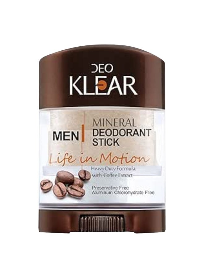 Life In Motion Mineral Deodorant Stick For Men 70g