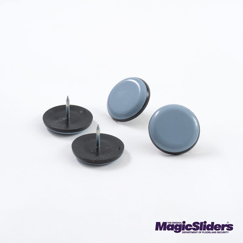 Magic Sliders Magic Sliders 04301 1-3/16-Inch Furniture Glide Round Nail On Sliding Disc 4 count  - Image 3