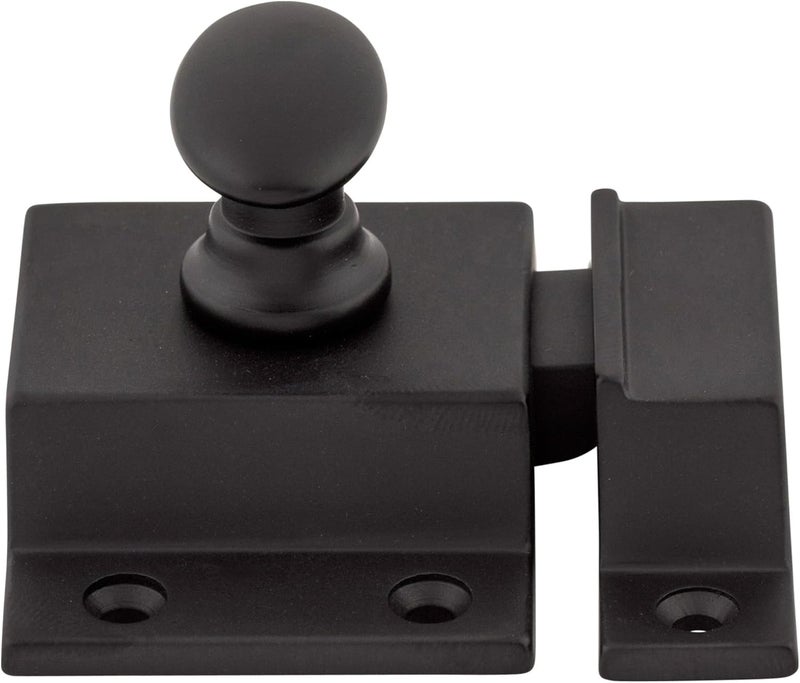 Top Knobs M1781 Additions Collection 2 Inch Cabinet Latch, Flat Black - Image 1