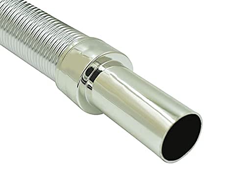 PIXELPACE PVC Water Outlet Waste Pipe for Wash BasinSink Chrome - Image 3