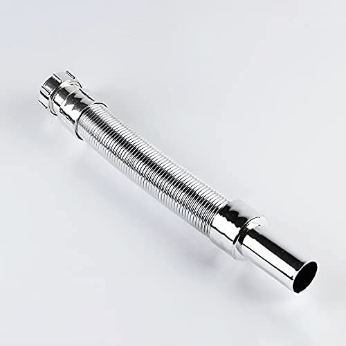 PIXELPACE PVC Water Outlet Waste Pipe for Wash BasinSink Chrome - Image 5