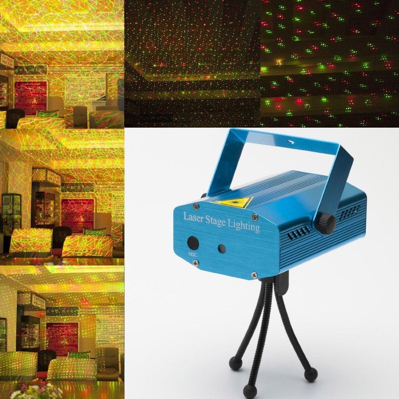 MLD MLD Disco Dot Laser Light Mini Stage Lighting Sound Activated Laser Light for Party Multicolour Pack of 2  - Image 5